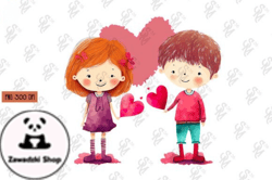 Baby Boy and Girl Valentines Day Design 52