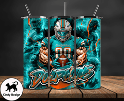 Miami DolphinsTumbler Wrap, NFL Logo Tumbler Png, Nfl Sports, NFL Design Png-20