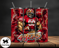 San Francisco 49ersTumbler Wrap, NFL Logo Tumbler Png, Nfl Sports, NFL Design Png-28