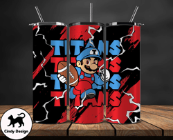 Tennessee Titans Tumbler Wrap, Mario Tumbler Wrap, NFL Logo PNG, Tumbler Designs, NFL Football PNG, Tumbler 31