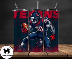 Houston Texans NFL Tumbler Wraps, Tumbler Wrap Png, Football Png, Logo NFL Team, Tumbler Design 13