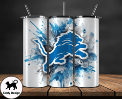 Detroit Lions Logo NFL, Football Teams PNG, NFL Tumbler Wraps PNG Design 52