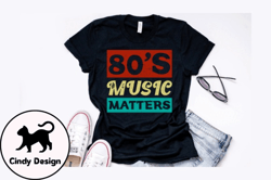Vintage 80s Retro Colors T Shirt Design Design 204