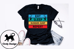 Vintage Bungee Jump T Shirt Design Design 202