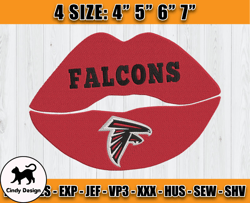 Atlanta Falcons Embroidery, NFL Falcons Embroidery, NFL Machine Embroidery Digital, 4 sizes Machine Emb Files-02-Cindy