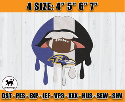 Ravens Embroidery, NFL Ravens Embroidery, NFL Machine Embroidery Digital, 4 sizes Machine Emb Files - 07-Cindy