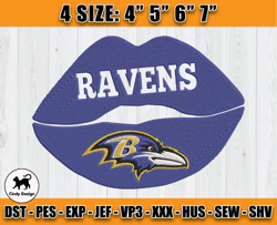 Ravens Embroidery, NFL Ravens Embroidery, NFL Machine Embroidery Digital, 4 sizes Machine Emb Files -10-Cindy