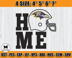 Ravens Embroidery, NFL Ravens Embroidery, NFL Machine Embroidery Digital, 4 sizes Machine Emb Files -15-Cindy