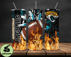 Jacksonville Jaguars Tumbler Wrap, Fire Hand NFL Tumbler Wrap 17