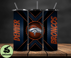Denver Broncos Tumbler Wrap, NFL Logo Tumbler Png, NFL Design Png-87