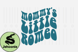 Mommys Little Romeo,Mothers Day SVG Design83