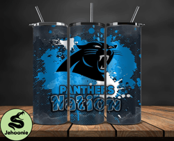 Carolina Panthers Logo NFL, Football Teams PNG, NFL Tumbler Wraps PNG Design 15