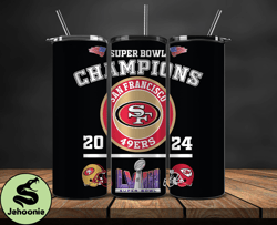 Kansas City Chiefs Vs San Francisco 49ers Super Bowl Tumbler Png. Super Bowl 2024 Tumbler Wrap 18