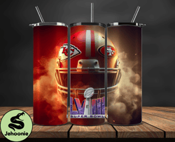Kansas City Chiefs Vs San Francisco 49ers Super Bowl Tumbler Png. Super Bowl 2024 Tumbler Wrap 22