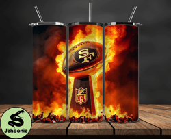 San Francisco 49ers Super Bowl Tumbler Png. Super Bowl 2024 Tumbler Wrap 27