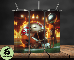 San Francisco 49ers Super Bowl Tumbler Png. Super Bowl 2024 Tumbler Wrap 47