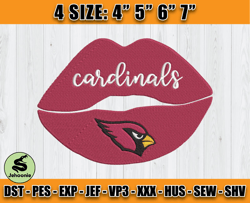 Cardinals Embroidery, NFL Cardinals Embroidery, NFL Machine Embroidery Digital, 4 sizes Machine Emb Files - 04 - Jehooni