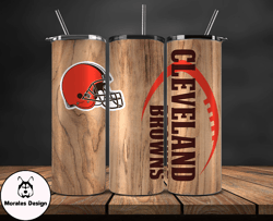 Cleveland Browns Tumbler Wrap, NFL Logo Tumbler Png, NFL Design Png-51
