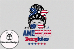 All American Daughte, 4th of July PNG Design 05
