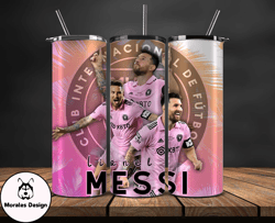 Lionel  Messi Tumbler Wrap ,Messi Skinny Tumbler Wrap PNG, Design by Morales Design 08