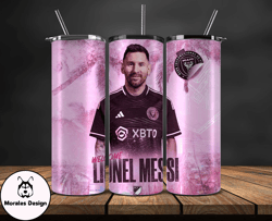 Lionel  Messi Tumbler Wrap ,Messi Skinny Tumbler Wrap PNG, Design by Morales Design 35