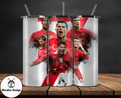 Ronaldo Tumbler Wrap ,Cristiano Ronaldo Tumbler Design, Ronaldo 20oz Skinny Tumbler Wrap, Design by Morales Design 07
