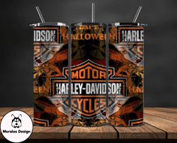 Harley Tumbler Wrap,Harley Davidson PNG, Harley Davidson Logo, Design by Morales Design 09