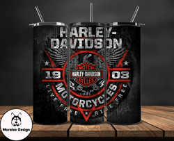 Harley Tumbler Wrap,Harley Davidson PNG, Harley Davidson Logo, Design by Morales Design 85