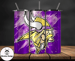 Minnesota VikingsNFL Tumbler Wrap, Nfl Teams, NFL Logo Tumbler Png, NFL Design Png Design by Morales Design 13