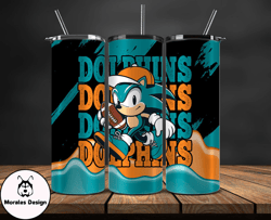 Miami Dolphins Tumbler Wraps, Sonic Tumbler Wraps, ,Nfl Png,Nfl Teams, Nfl Sports, NFL Design Png, by Morales Design 14