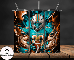 Miami Dolphins Tumbler Wraps, Logo NFL Football Teams PNG,  NFL Sports Logos, NFL Tumbler PNG 20 by starr Store