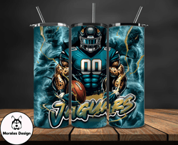 Jacksonville JaguarsTumbler Wrap, NFL Logo Tumbler Png, Nfl Sports, NFL Design Png by Morales Design-15