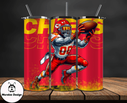 Kansas City Chiefs NFL Tumbler Wraps, Tumbler Wrap Png, Football Png, Logo NFL Team, Tumbler Design by Morales Design 16