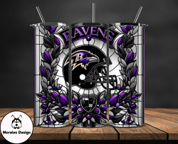 Baltimore Ravens Logo NFL, Football Teams PNG, NFL Tumbler Wraps, PNG Design by Morales Design 56