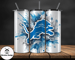 Detroit Lions Logo NFL, Football Teams PNG, NFL Tumbler Wraps, PNG Design by Morales Design 52