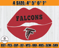 Atlanta Falcons Embroidery, NFL Falcons Embroidery, NFL Machine Embroidery Digital, 4 sizes Machine Emb Files-02-Morales
