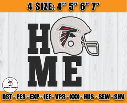 Atlanta Falcons Embroidery, NFL Falcons Embroidery, NFL Machine Embroidery Digital, 4 sizes Machine Emb Files -11-Morale