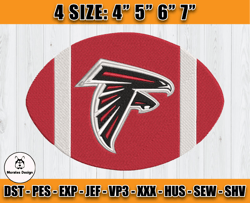 Atlanta Falcons Embroidery, NFL Falcons Embroidery, NFL Machine Embroidery Digital, 4 sizes Machine Emb Files -13-Morale