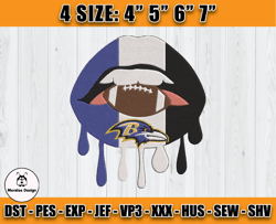 Ravens Embroidery, NFL Ravens Embroidery, NFL Machine Embroidery Digital, 4 sizes Machine Emb Files-07-Morales