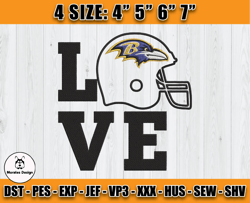 Ravens Embroidery, NFL Ravens Embroidery, NFL Machine Embroidery Digital, 4 sizes Machine Emb Files-09-Morales