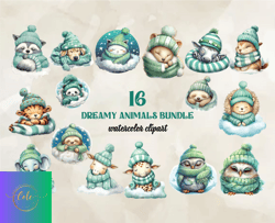 16 Dreamy Animals Bundle, Christian Christmas Svg, Christmas Design, Christmas Shirt, Christmas 25