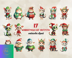 17 Christmas Cat Outfits, Christian Christmas Svg, Christmas Design, Christmas Shirt, Christmas 34