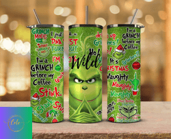 Christmas Tumbler Png,Grinch Png ,Merry Christmas Png,Merry Christmas Svg, Santa Grinch 02