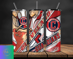 Cleveland Guardians Tumbler Wrap, Mlb Logo, MLB Baseball Logo Png, MLB, MLB Sports 15