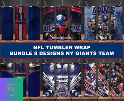 NY Giants Tumbler Wrap , Football Tumbler Png ,Nfl Tumbler Wrap 19