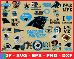 Carolina Panthers Svg , Football Team Svg,Team Nfl Svg,Nfl Logo,Nfl Svg,Nfl Team Svg,NfL,Nfl Design  55