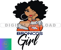 Broncos Girl Svg, Girl Svg, Football Team Svg, NFL Team Svg, Png, Eps, Pdf, Dxf file 10