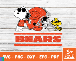 Chicago Bears Snoopy Nfl Svg , Snoopy  NfL Svg, Team Nfl Svg 07