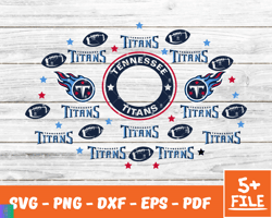 Tennessee Titans Full Wrap Template Svg, Cup Wrap Coffee 32