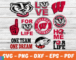 Wisconsin Badgers Svg,Ncca Svg, Ncca Nfl Svg, Nfl Svg ,Mlb Svg,Nba Svg, Ncaa Logo 22